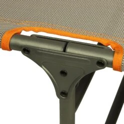 Portal Outdoor Lounger Sun Or Camping Bed Green With Orange Headrest And Stitching PT-CH-AVA -The Outdoor Haven Store 914agjn157l. ac sl1500