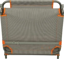 Portal Outdoor Lounger Sun Or Camping Bed Green With Orange Headrest And Stitching PT-CH-AVA -The Outdoor Haven Store 91rslcymtll. ac sl1500