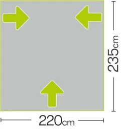 Quest Falcon Inflatable Air 220 Porch Awning A3500A -The Outdoor Haven Store a3500a 7 midsize
