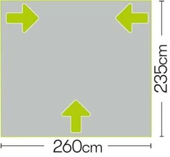Quest Falcon 260 Poled Porch Awning A3501GY -The Outdoor Haven Store a3501 7 midsize 1