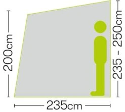 Quest Falcon Inflatable Air 325 Porch Awning A3502A -The Outdoor Haven Store a3502a 6 midsize