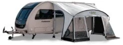 Quest Falcon 390 Poled Porch Awning A3503GY -The Outdoor Haven Store a3503 3 midsize 1