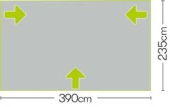 Quest Falcon 390 Poled Porch Awning A3503GY -The Outdoor Haven Store a3503 7 midsize