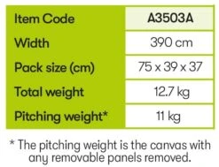 Quest Falcon Inflatable Air 390 Porch Awning A3503A -The Outdoor Haven Store a3503a 10 midsize 1