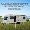 Clearance Caravan Dometic Solar Sun Canopy 500cm Wide 9120001192 -The Outdoor Haven Store all solar sun canopys fit directly onto caravans