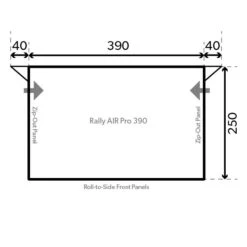 Dometic (Kampa) Rally 390 Pearl Grey AW0004 9120000037 2022 -The Outdoor Haven Store kampadometicrallyairpro 390fp compressor 1