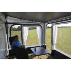 Kampa Revo-Zip Roll Out Awning 2019 -The Outdoor Haven Store kamparevo zipinsideprivacy compressor