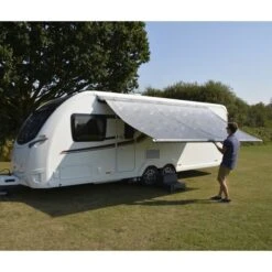Kampa Revo-Zip Roll Out Awning 2019 -The Outdoor Haven Store kamparevo zippullout compressor