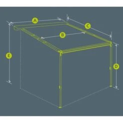 Kampa Revo-Zip Roll Out Awning 2019 -The Outdoor Haven Store kamparevodiagram compressor