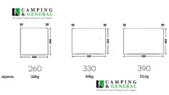 Telta Pure 260 Inflatable Caravan/Motorhome Awning AW0001 -The Outdoor Haven Store pure