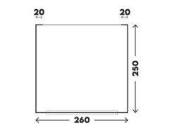 Telta Pure 260 Inflatable Caravan/Motorhome Awning AW0001 -The Outdoor Haven Store pure 260